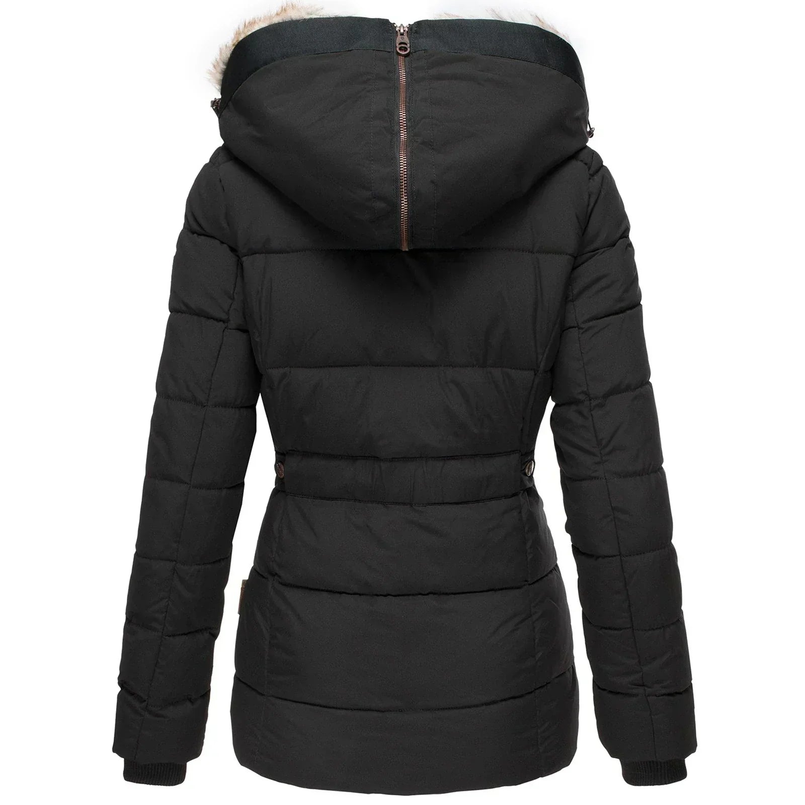 Winter coat with fur lining