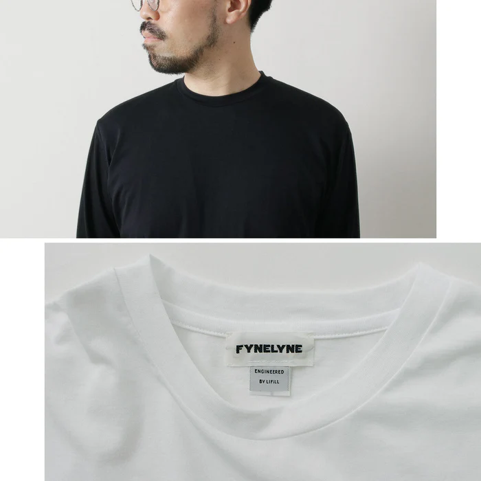 Oscar - FYNELYNE ENGINEERED BY LIFILL / Cottony Long Sleeve Crew Neck T-Shirt
