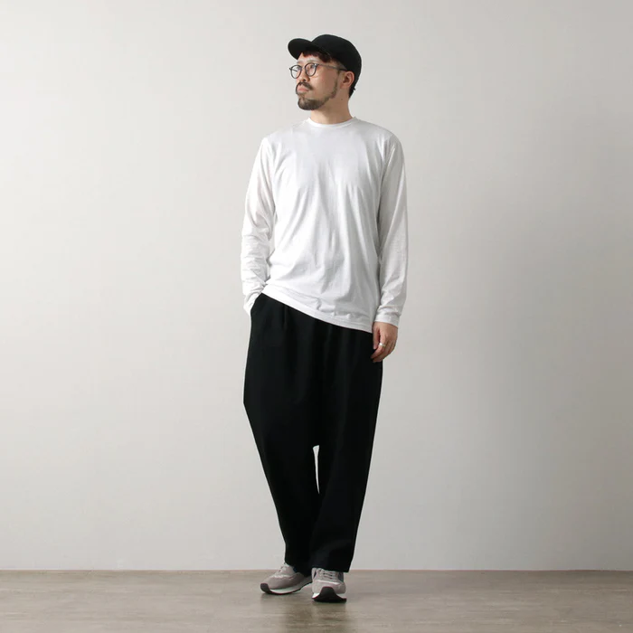 Oscar - FYNELYNE ENGINEERED BY LIFILL / Cottony Long Sleeve Crew Neck T-Shirt