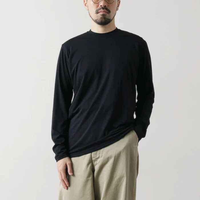 Oscar - FYNELYNE ENGINEERED BY LIFILL / Cottony Long Sleeve Crew Neck T-Shirt