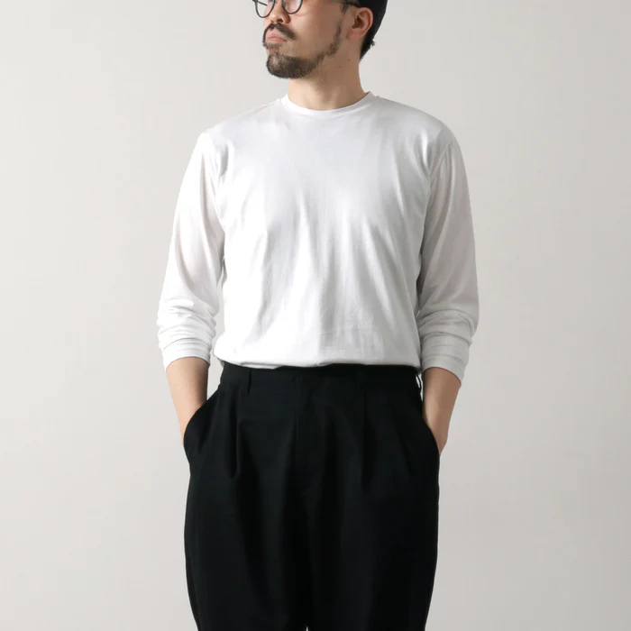 Oscar - FYNELYNE ENGINEERED BY LIFILL / Cottony Long Sleeve Crew Neck T-Shirt