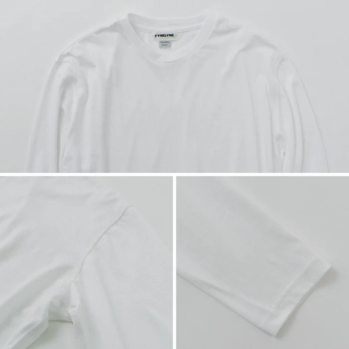 Oscar - FYNELYNE ENGINEERED BY LIFILL / Cottony Long Sleeve Crew Neck T-Shirt