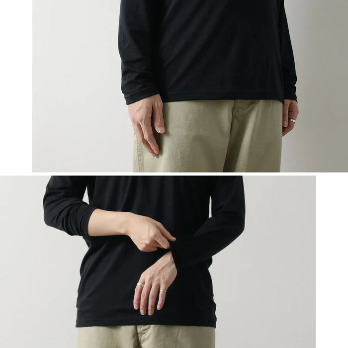 Oscar - FYNELYNE ENGINEERED BY LIFILL / Cottony Long Sleeve Crew Neck T-Shirt