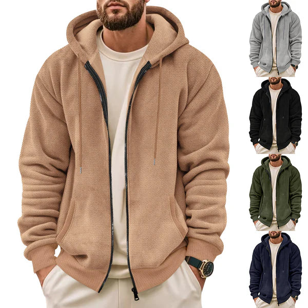 Brooklyn - Waffle Knit Hoodie