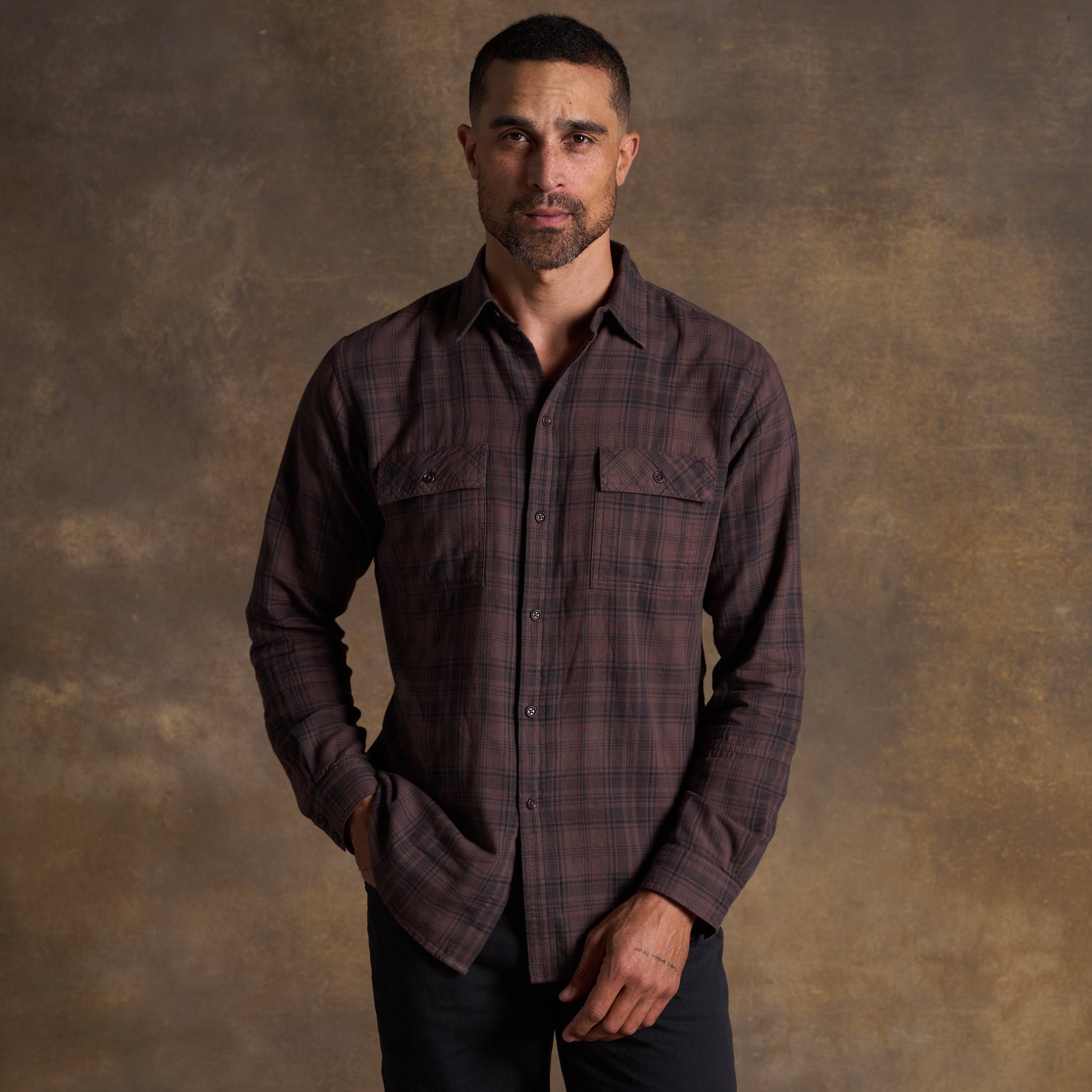 George – Heirloom Plaid Cotton Gauze Shirt