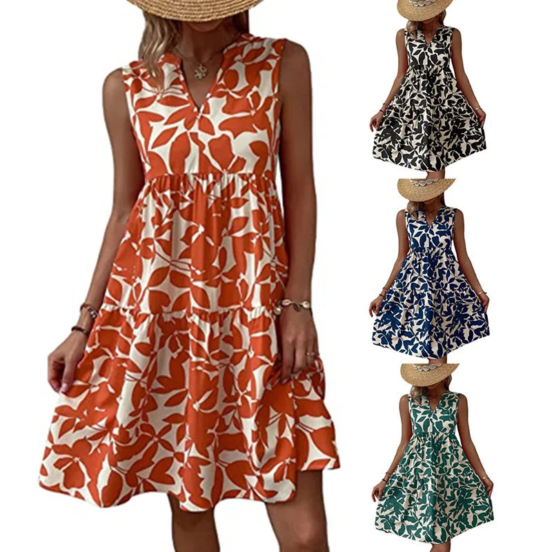 Avery™ - Chic Sleeveless Mini Dress