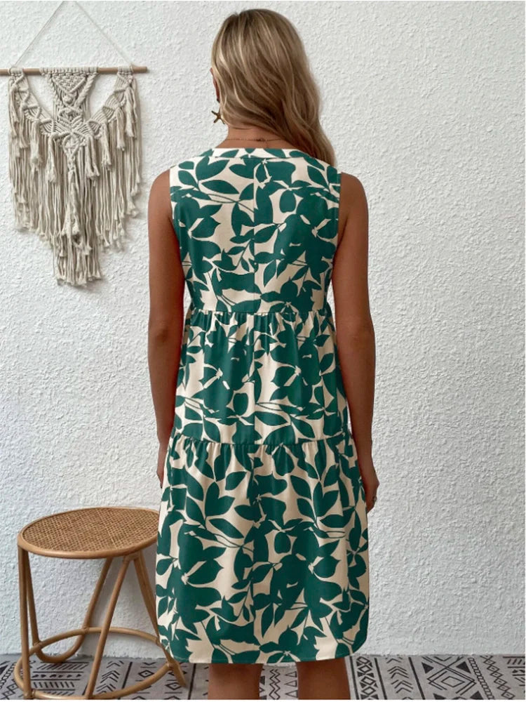 Avery™ - Chic Sleeveless Mini Dress