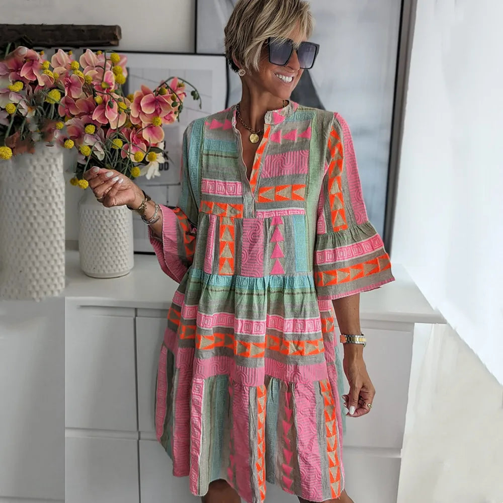 Juliane – Artisan Panel Dress