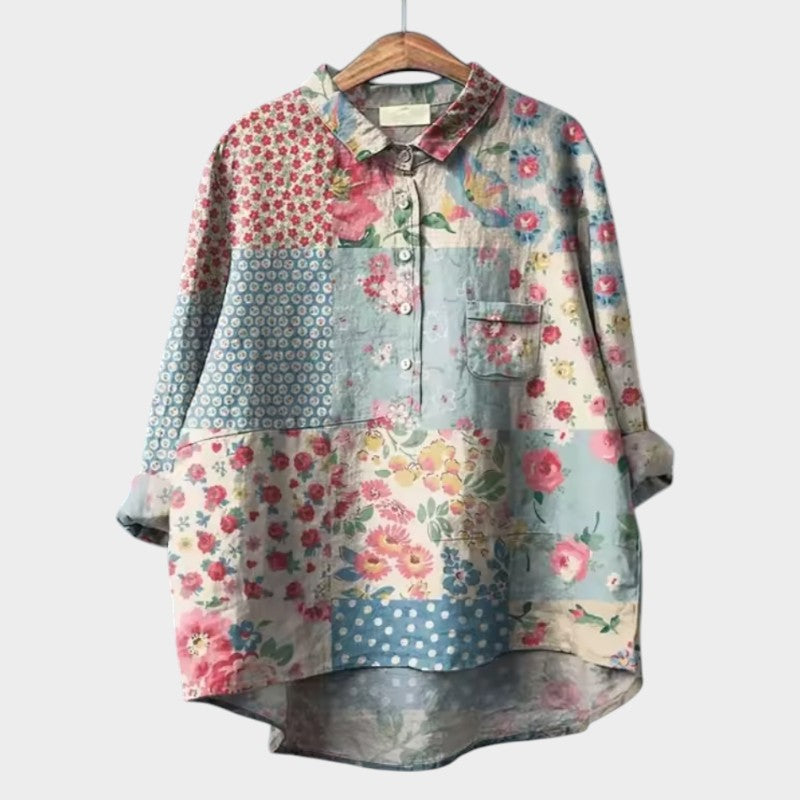 SOFIA | Oversize Floral Blouse with Daily Comfort and Radiant Style for Every Occasion