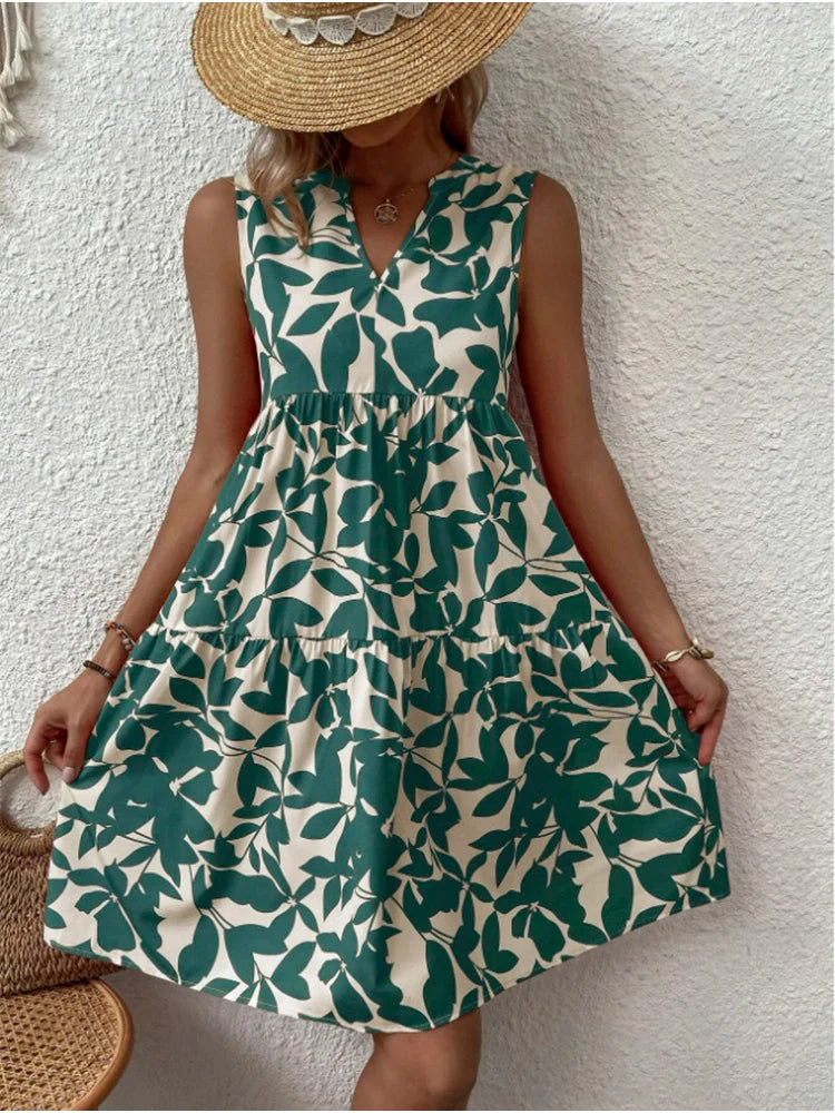 Avery™ - Chic Sleeveless Mini Dress