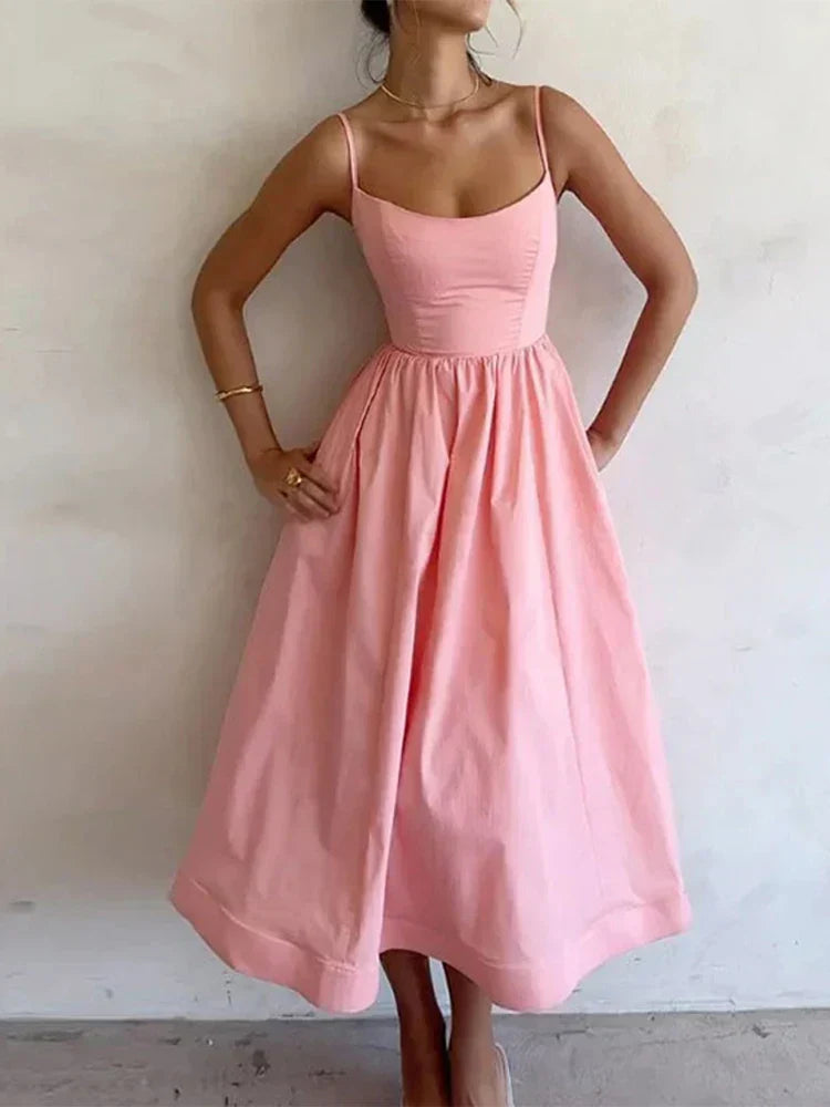 Jovie – Cinched Bodice Tea Dress