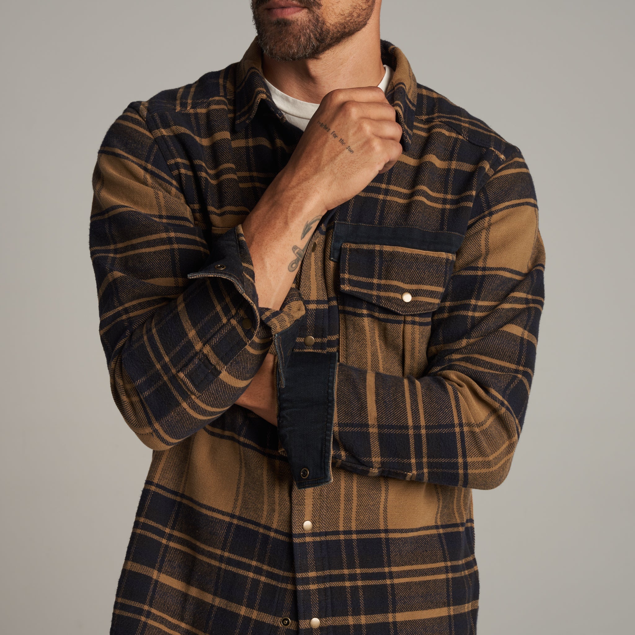 Callum – Heavyweight Flannel Work Shirt Jacket