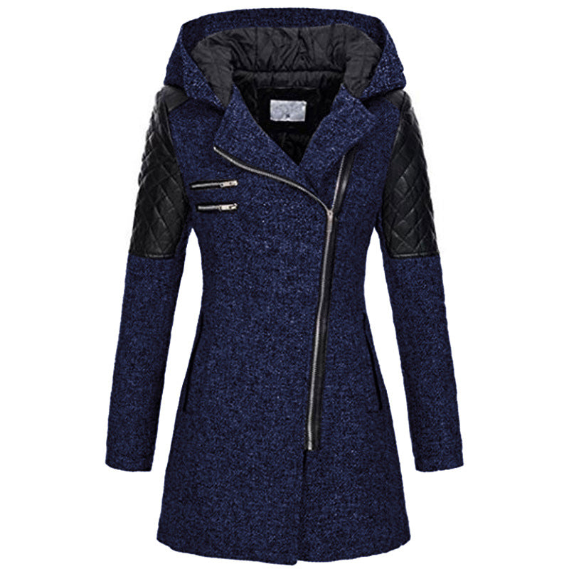 Winter coat with flattering cut