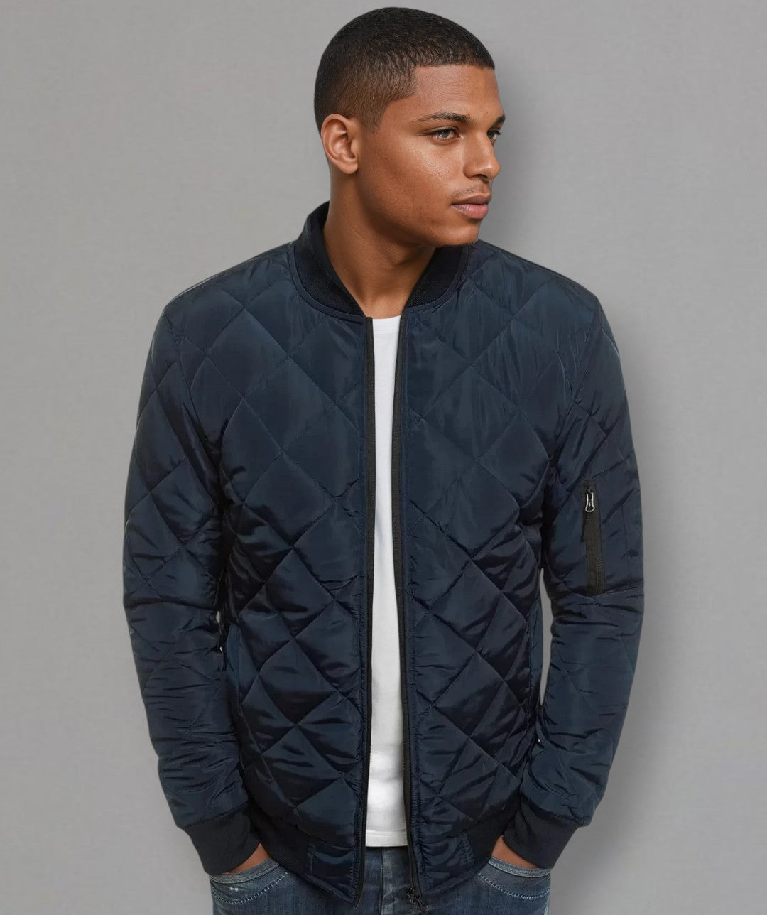 Callum – Waterproof Breathable Quilted Spring Jacket