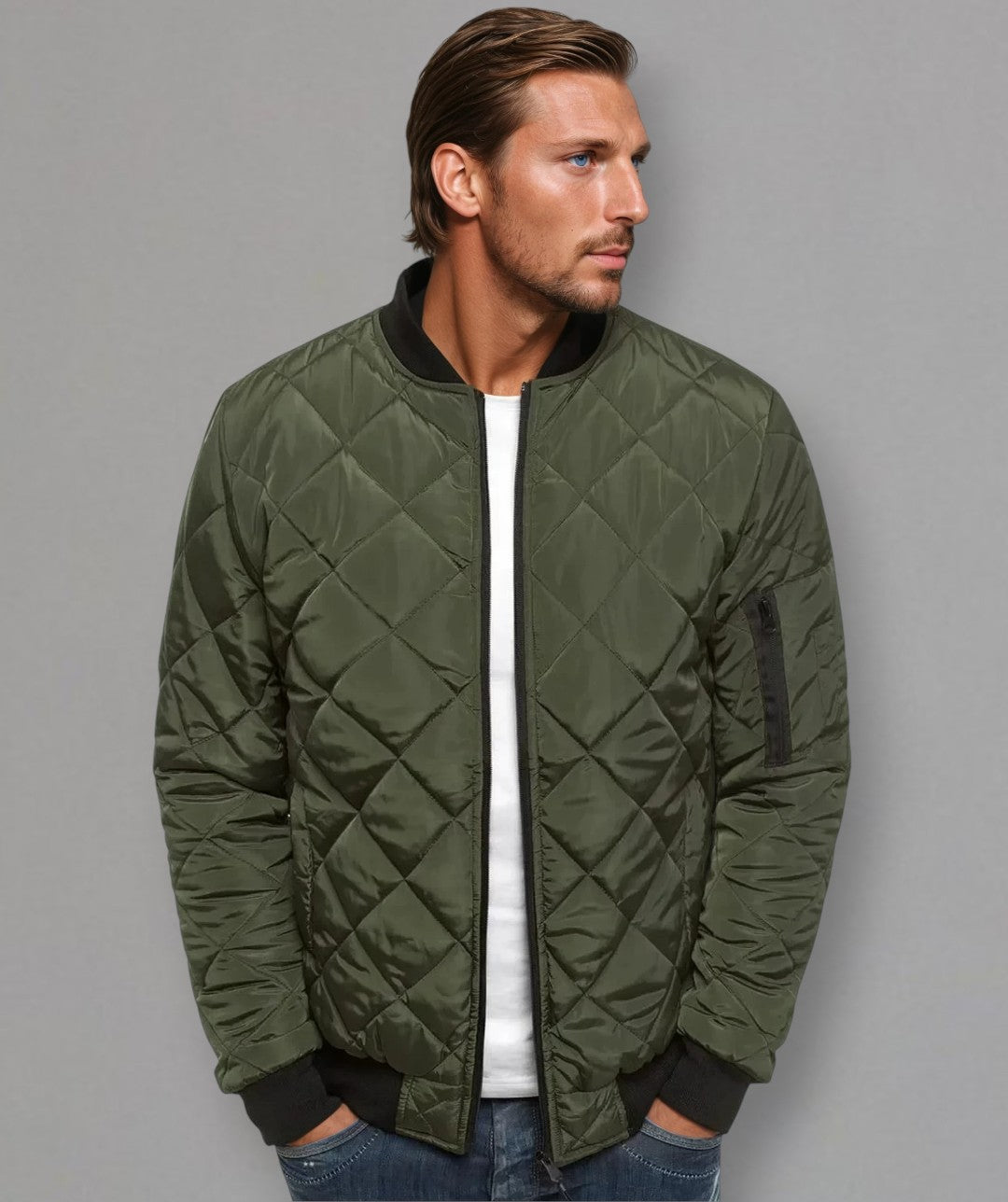 Callum – Waterproof Breathable Quilted Spring Jacket