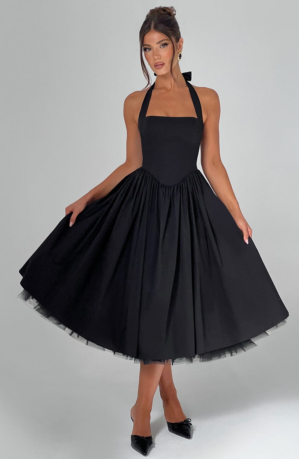 Melania – Retro Corset Tea Dress