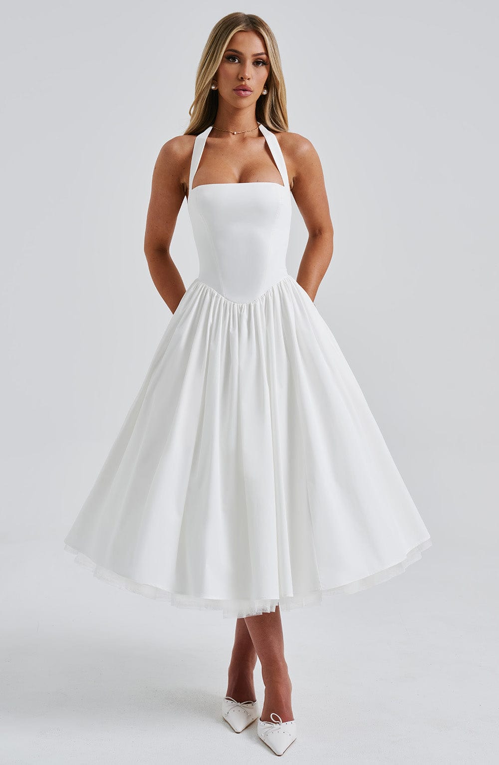 Melania – Retro Corset Tea Dress