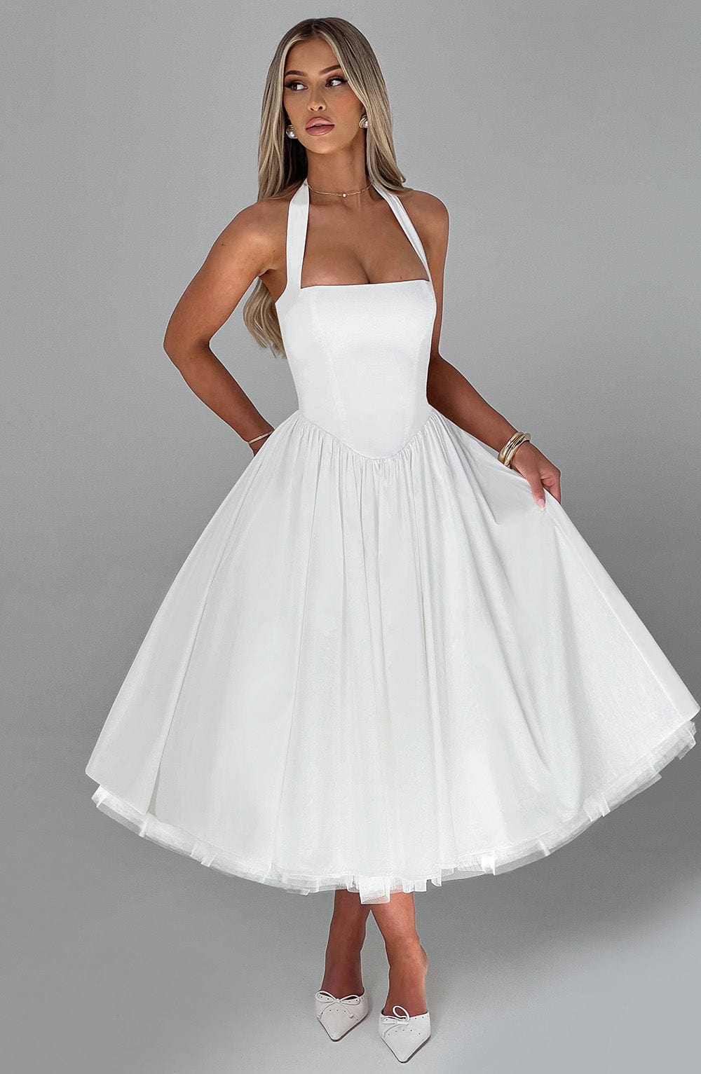 Melania – Retro Corset Tea Dress