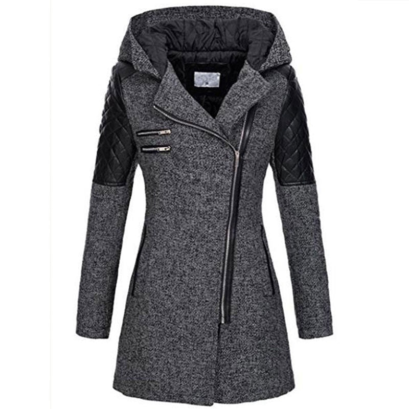 Winter coat with flattering cut