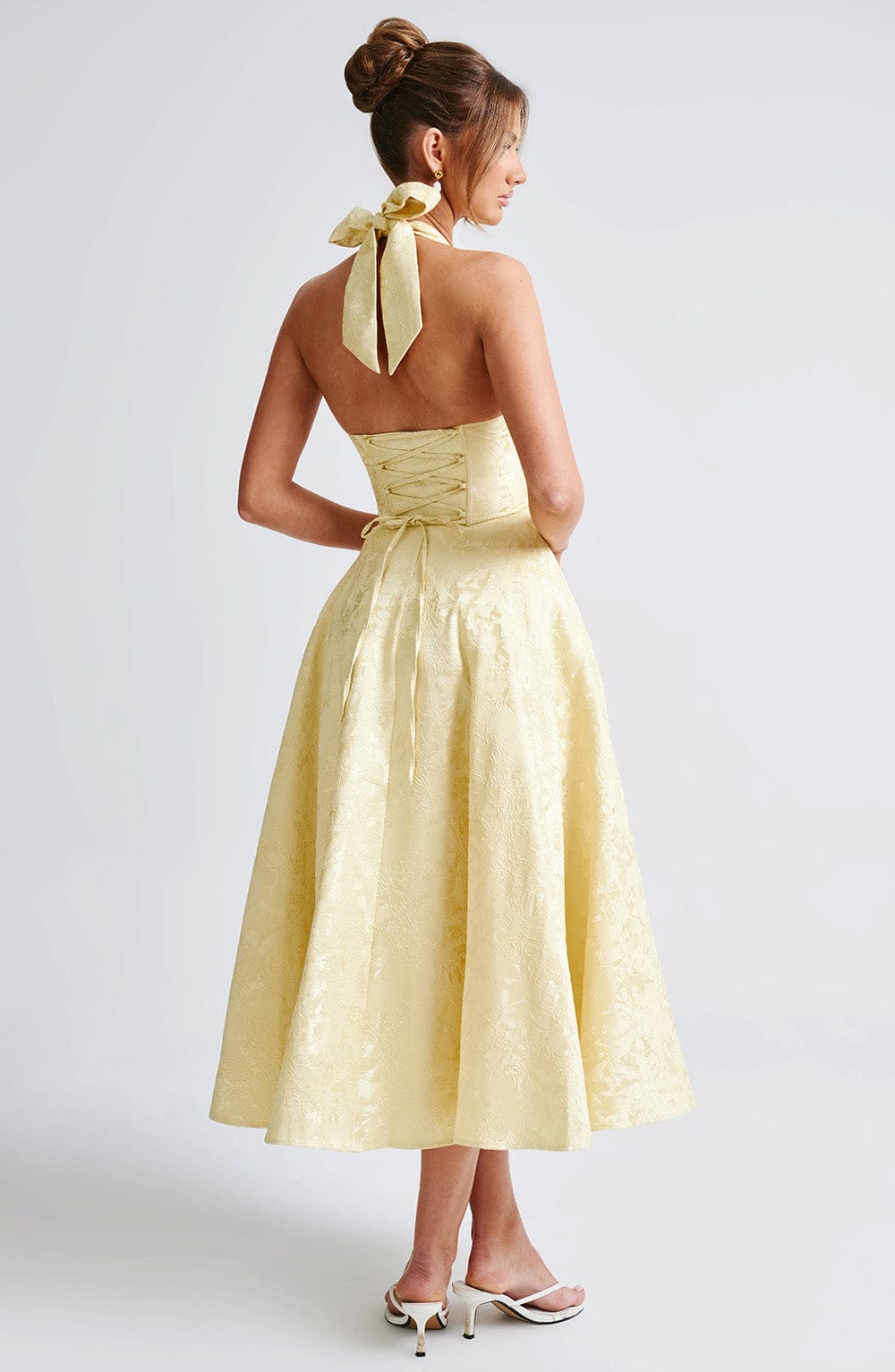 Paolina – Vintage Bow Halter Dress