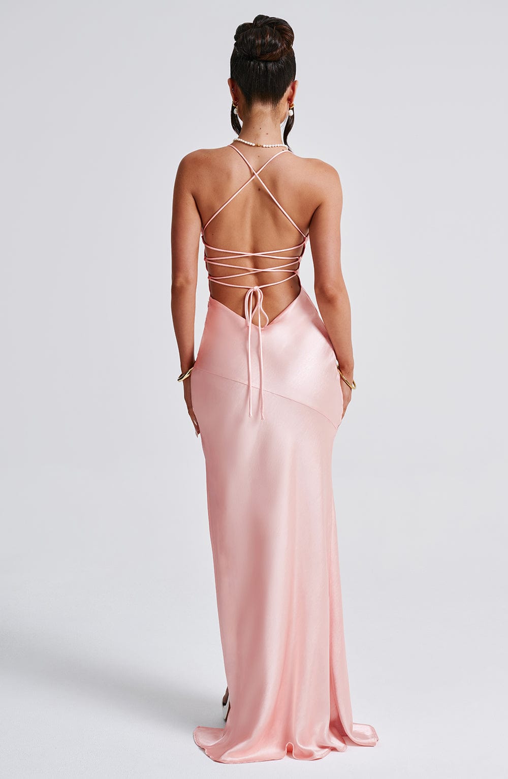 Lucrezia – Backless Maxi with Tie-Up Straps