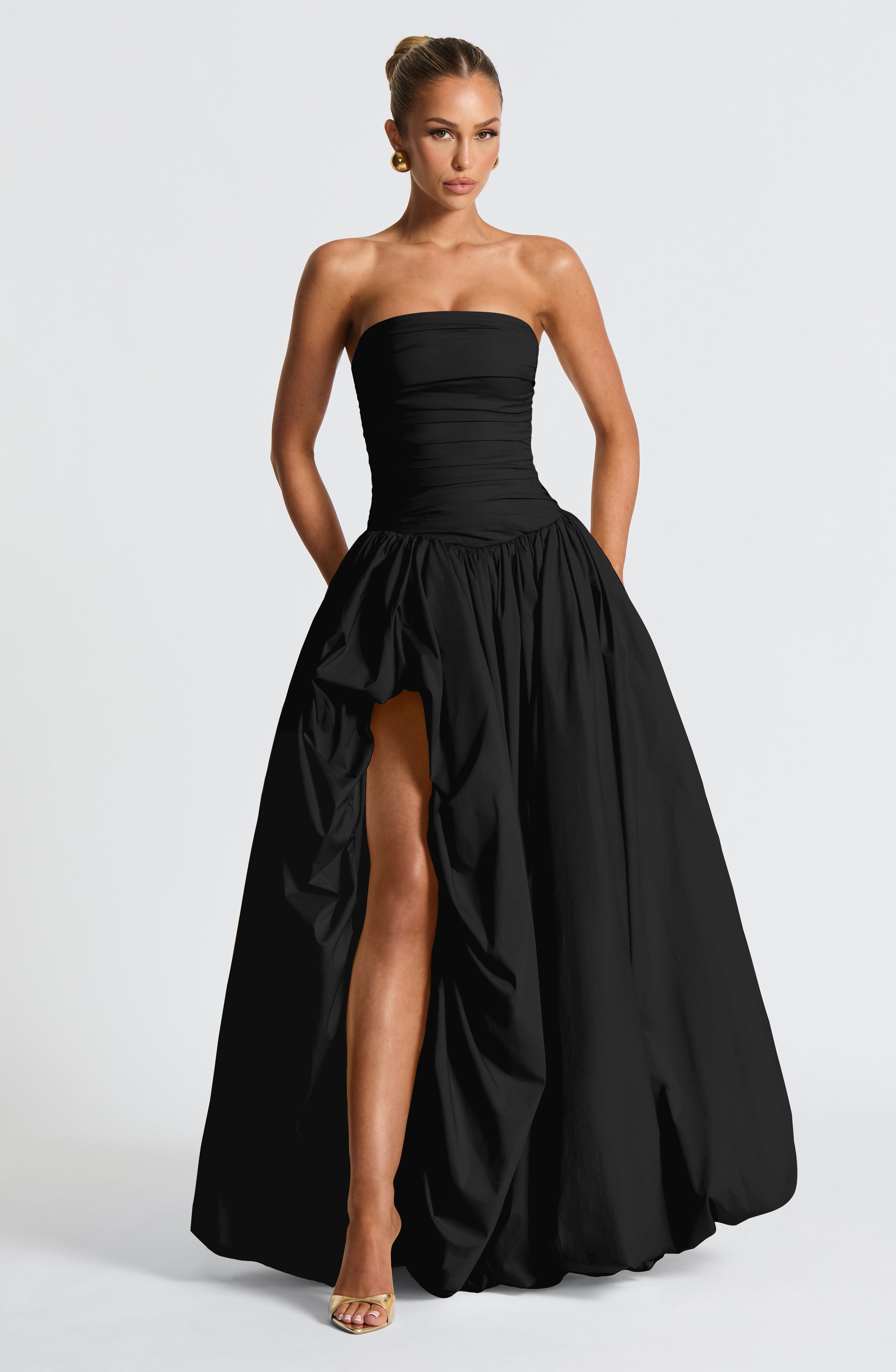 Felize – Ruched Bustle Ball Gown