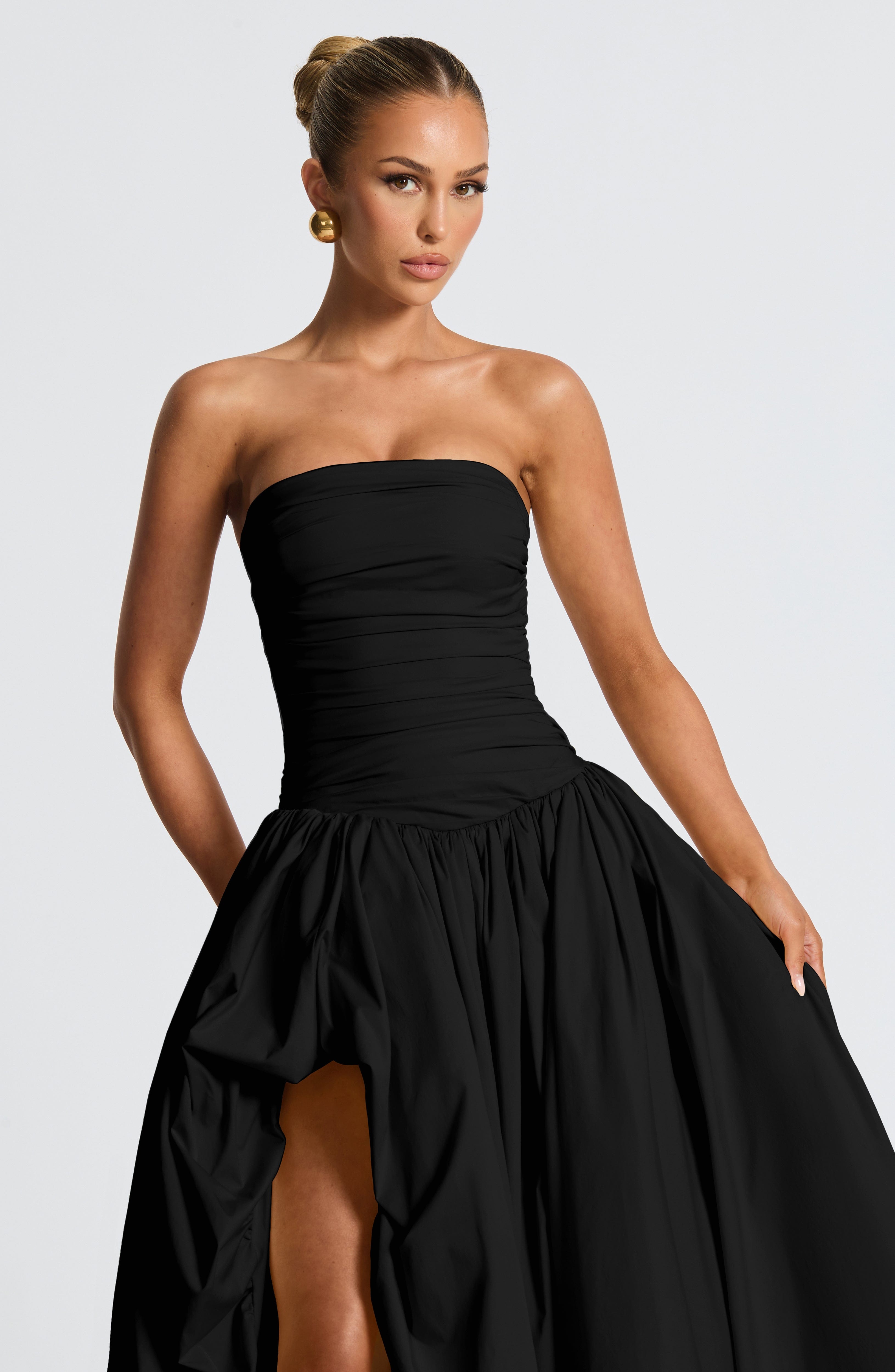 Felize – Ruched Bustle Ball Gown