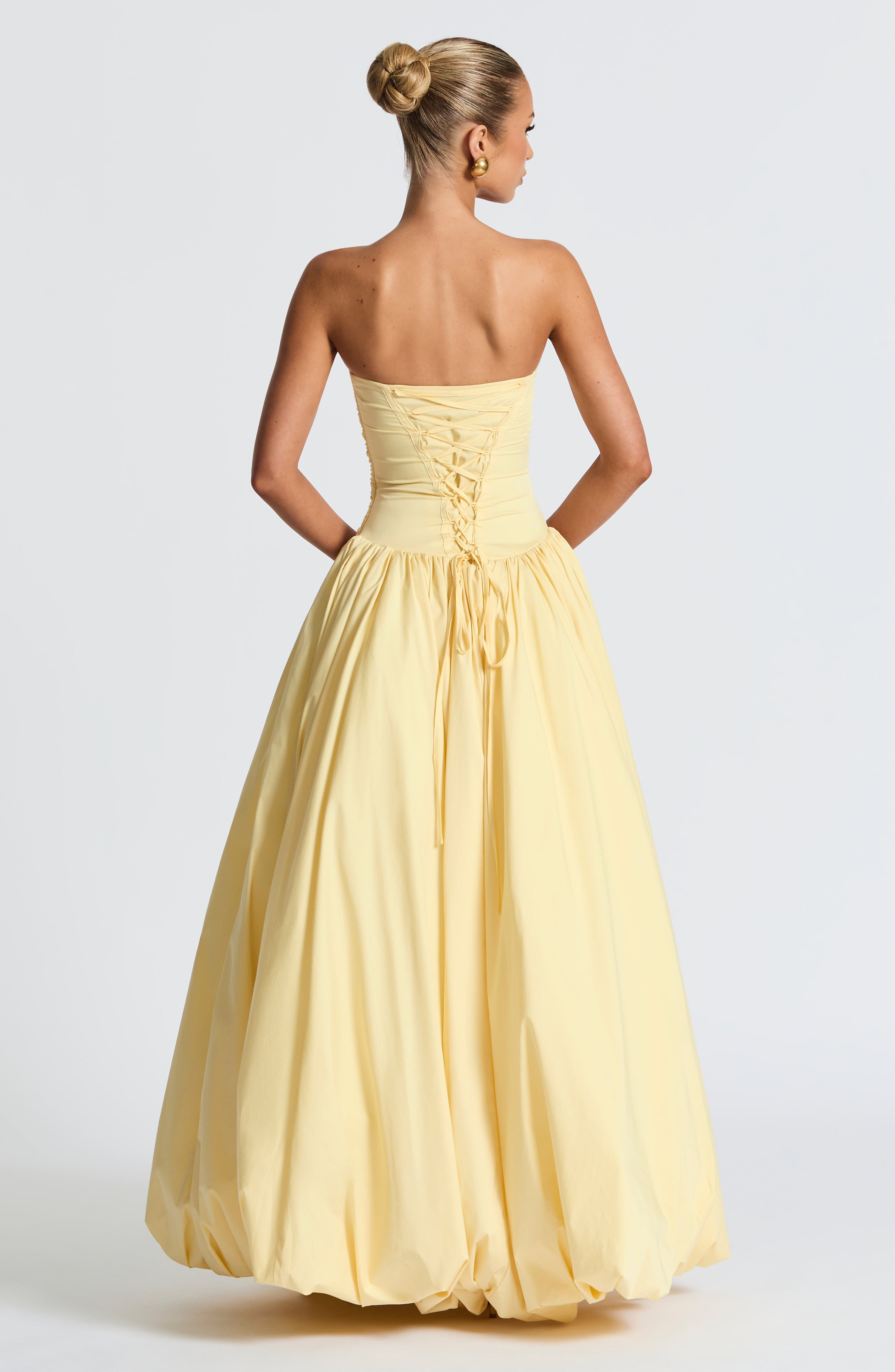 Felize – Ruched Bustle Ball Gown