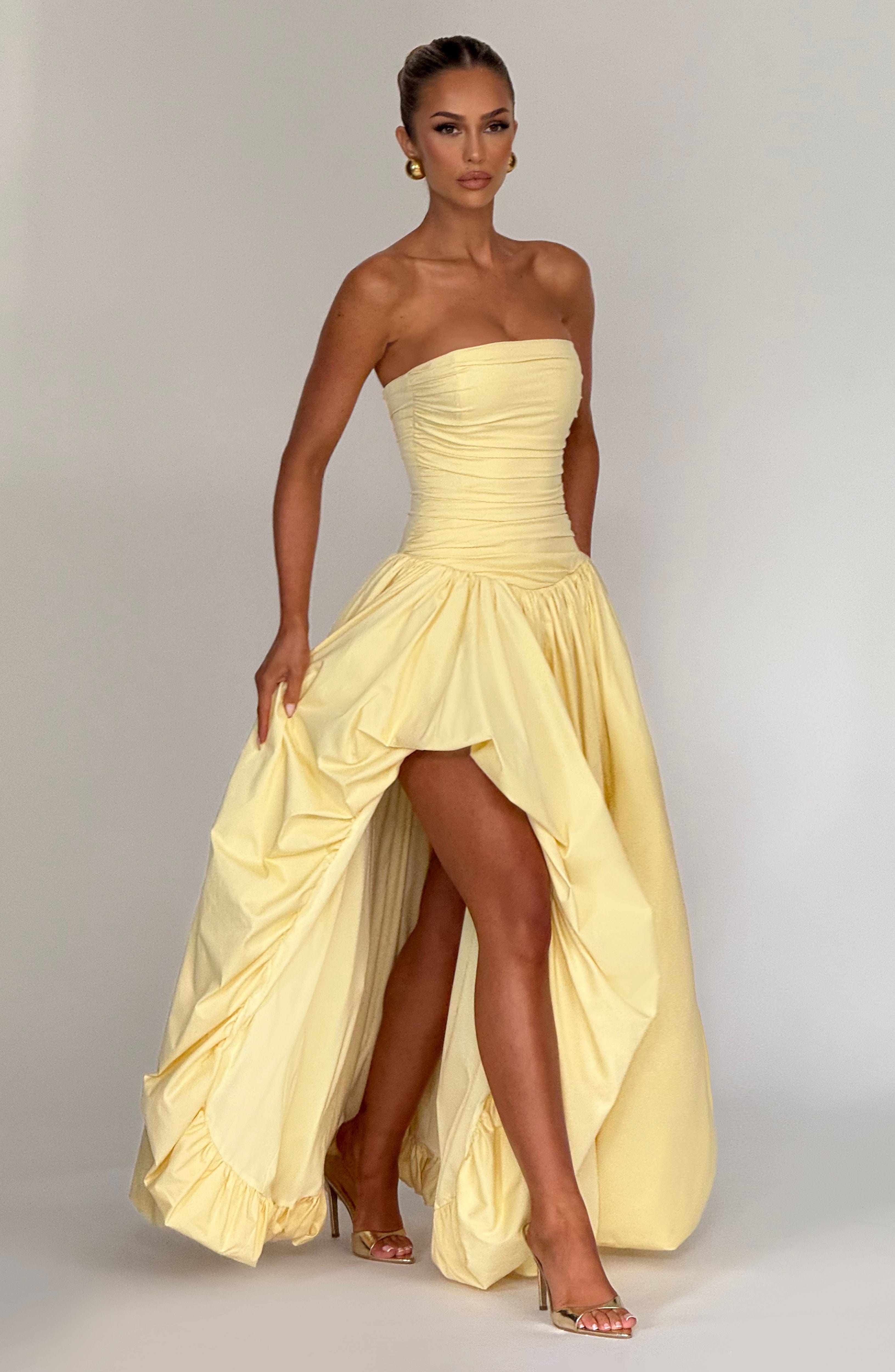 Felize – Ruched Bustle Ball Gown
