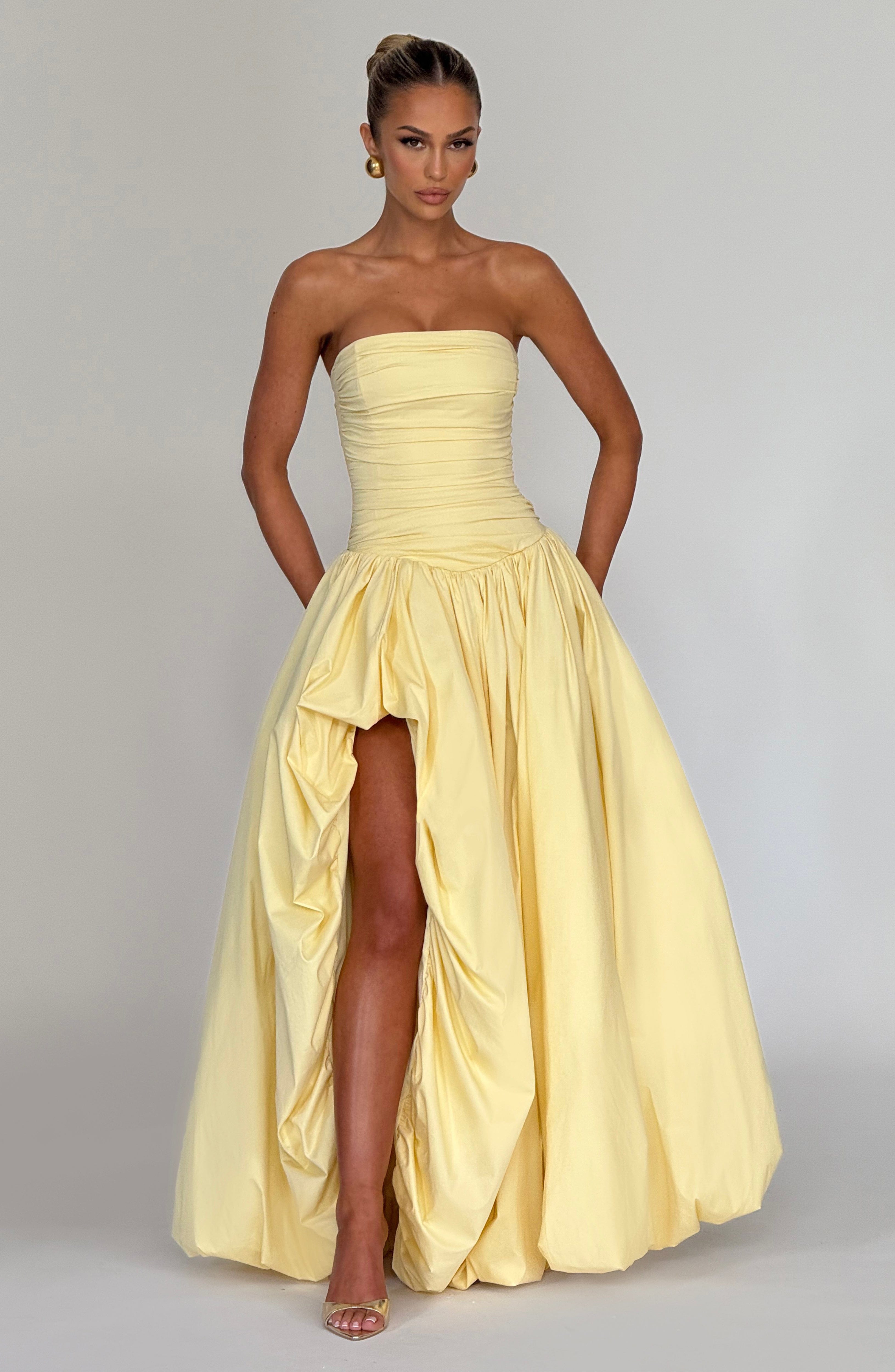 Felize – Ruched Bustle Ball Gown