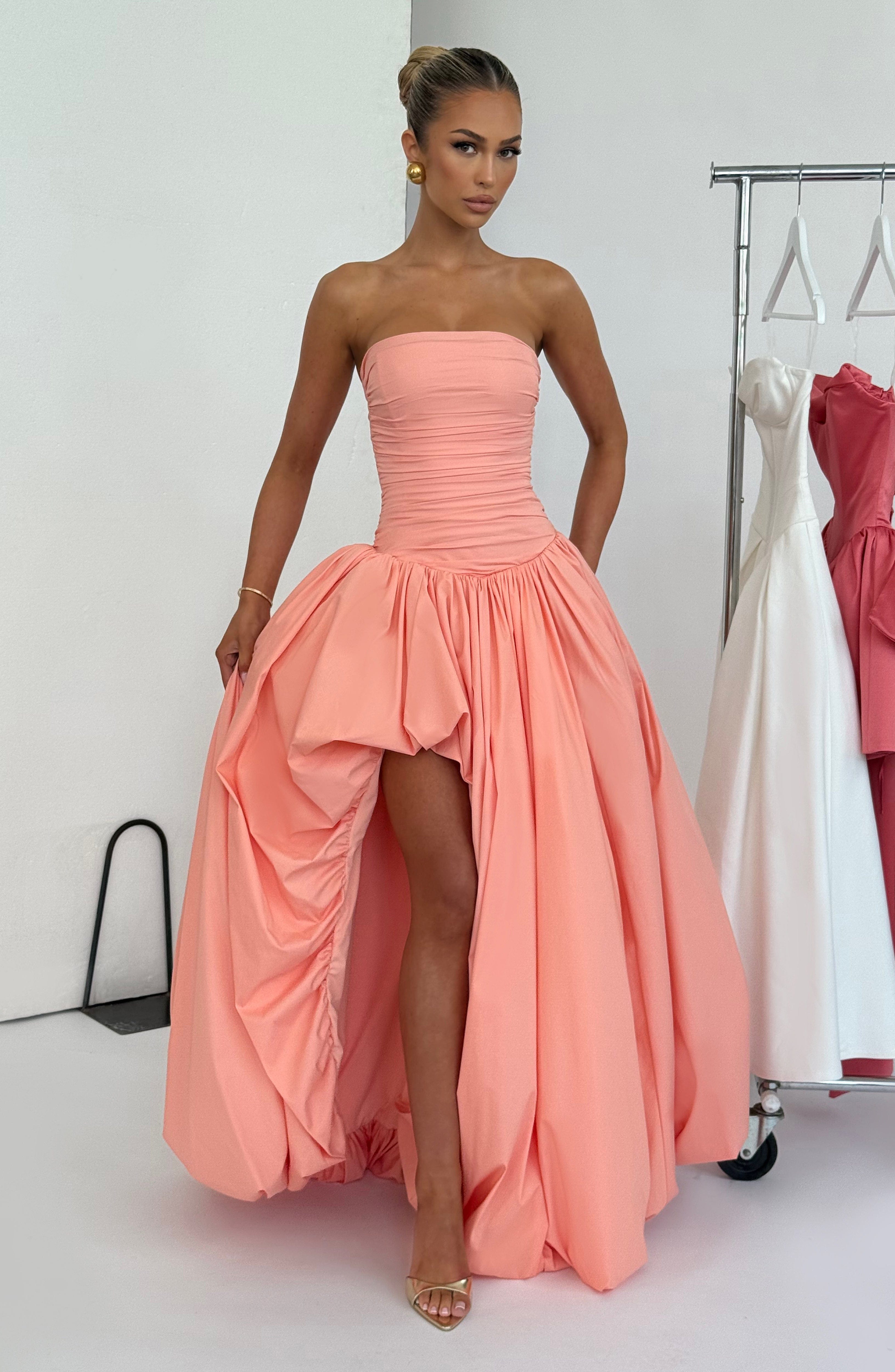 Felize – Ruched Bustle Ball Gown