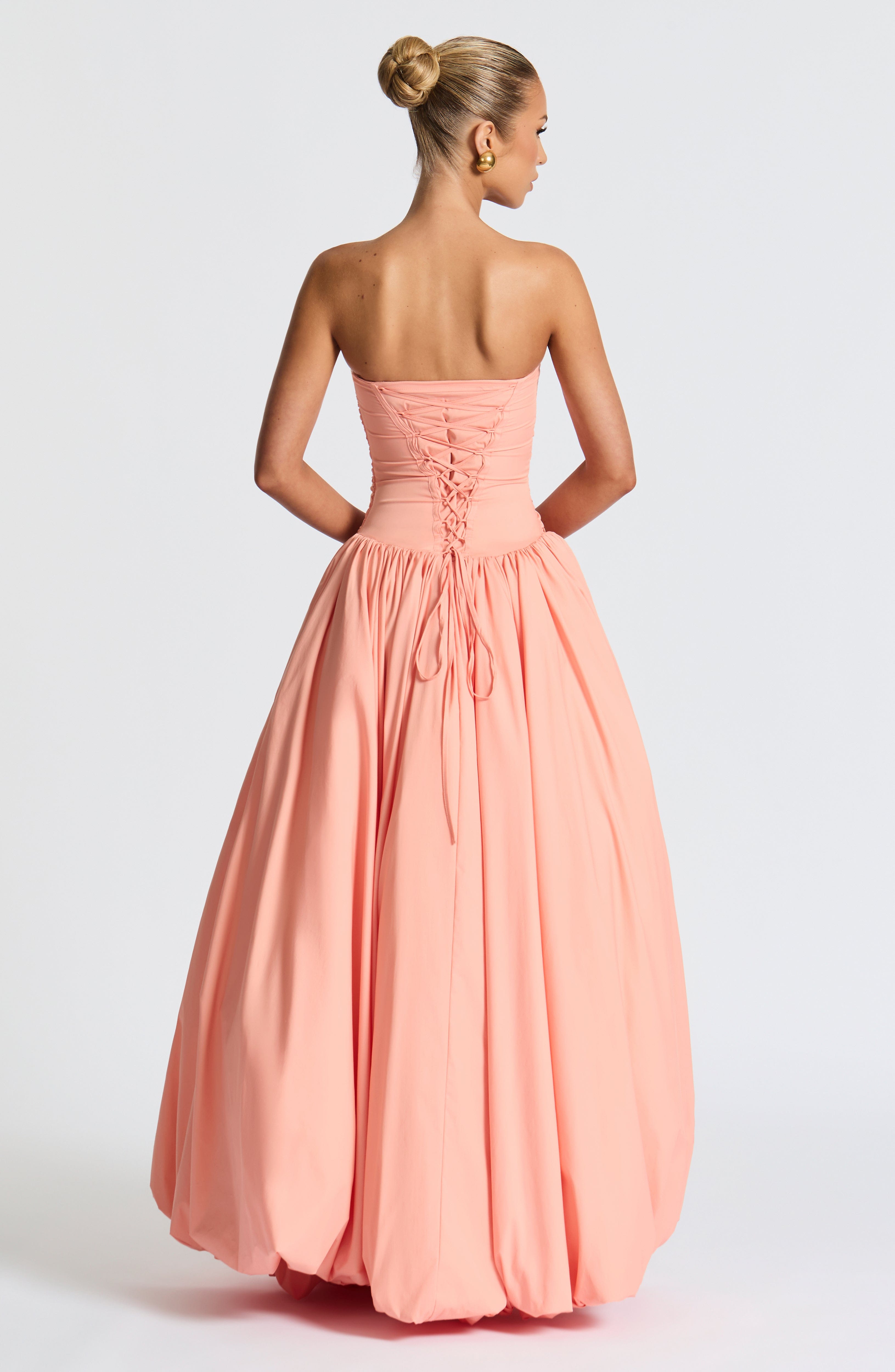 Felize – Ruched Bustle Ball Gown