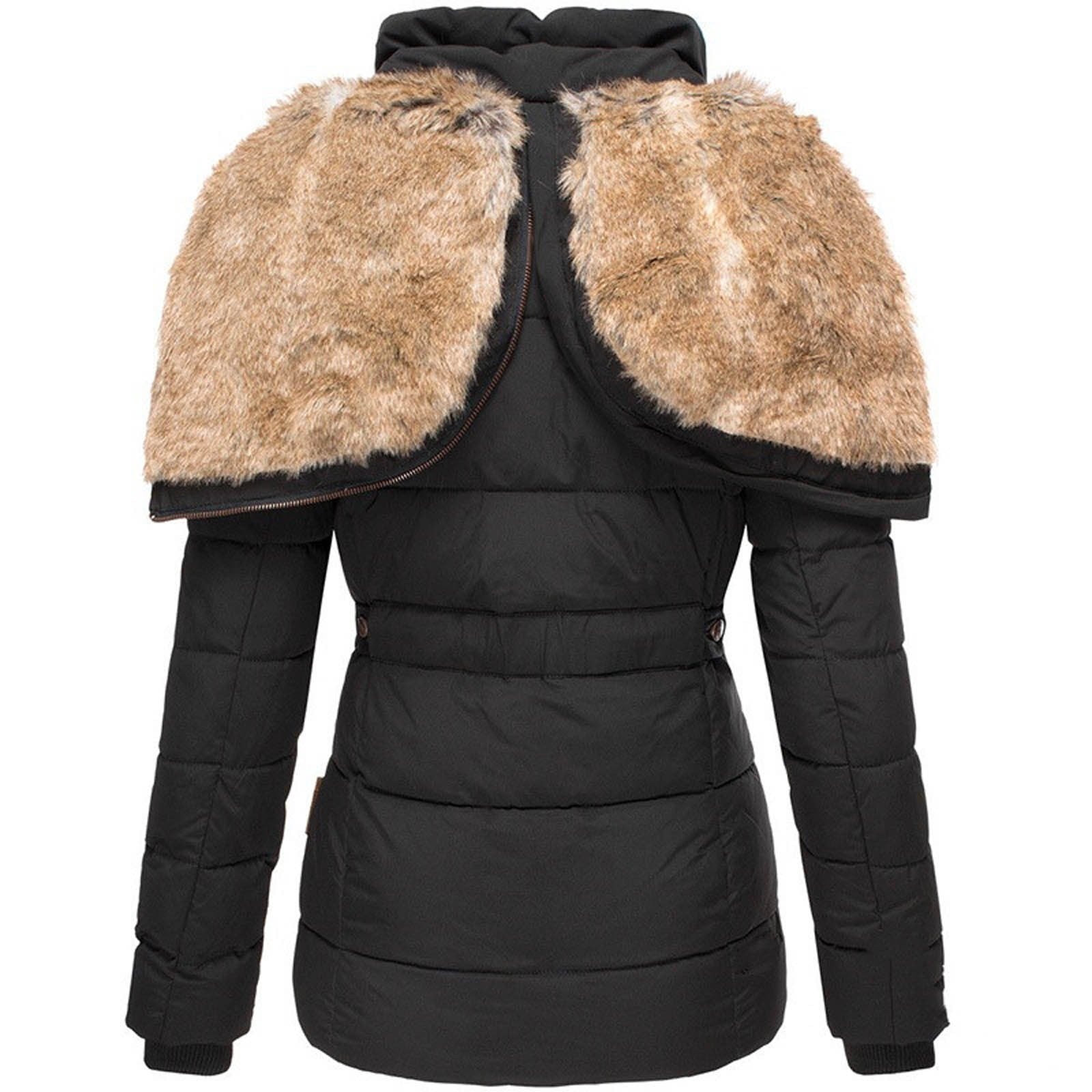 Winter coat with fur lining