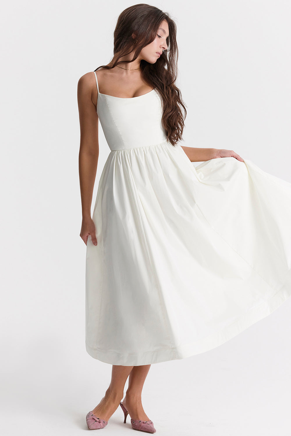 Beatrice – Sweetheart Midi Dress