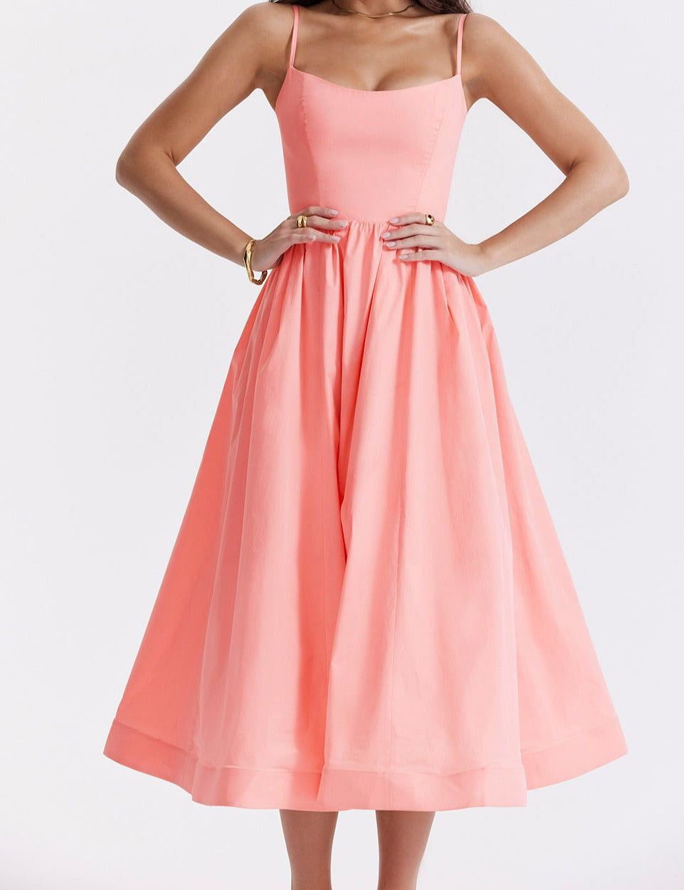 Beatrice – Sweetheart Midi Dress