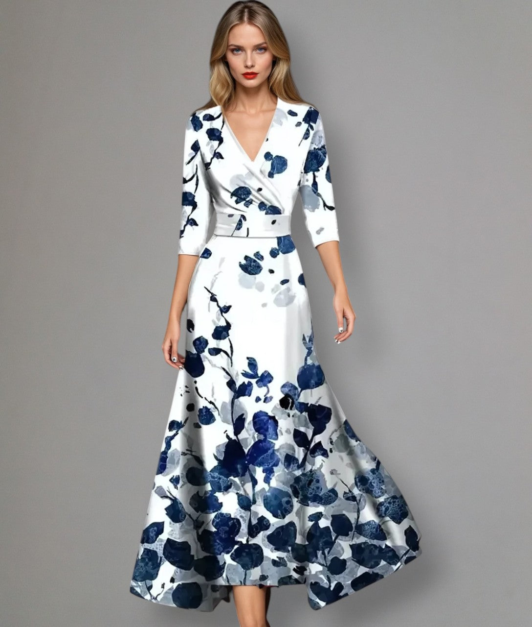 Soraya – Floral Dress with Flattering Fit