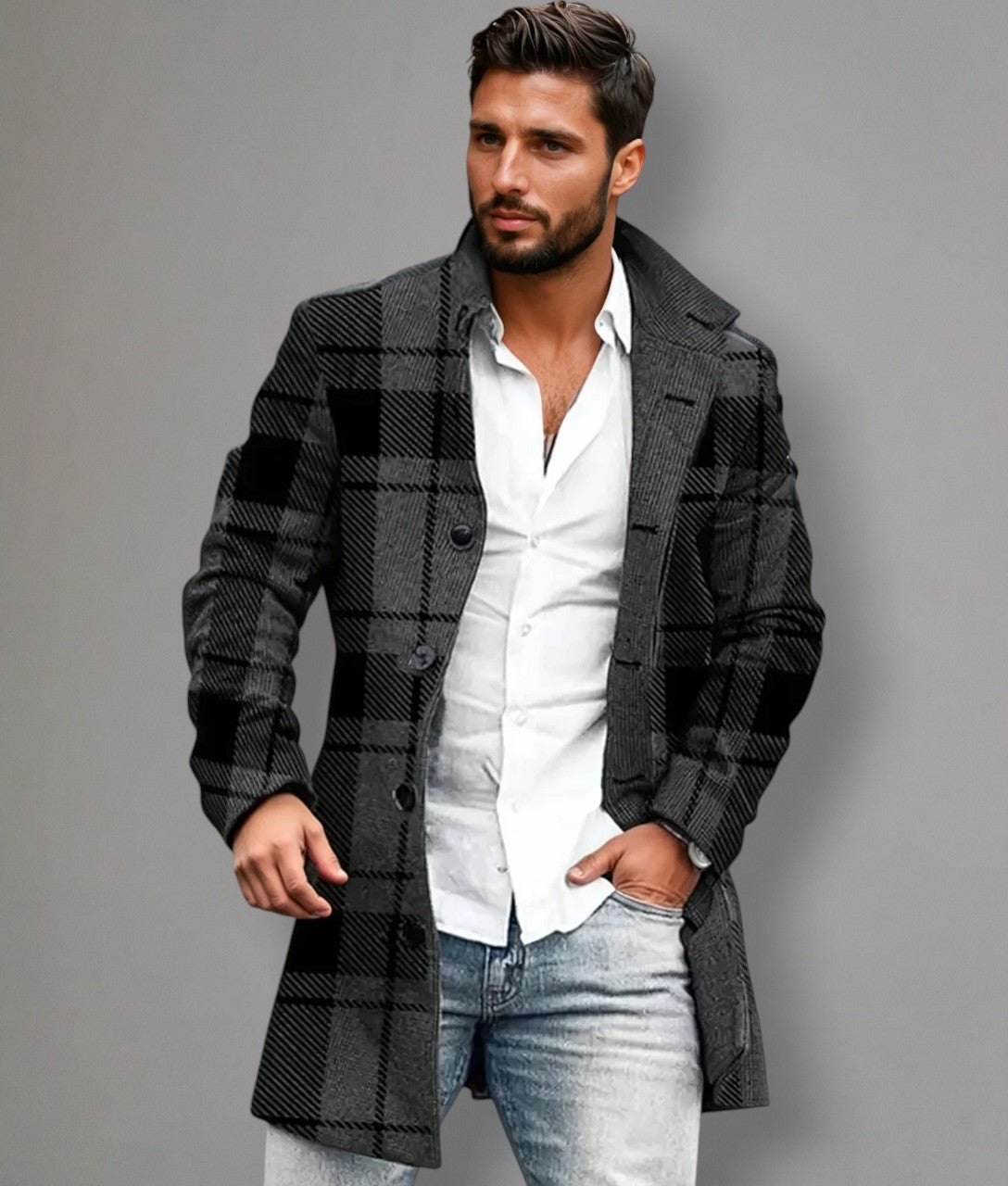 Alessio – Timeless Classic Coat for Men