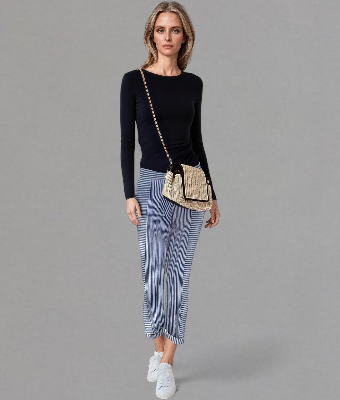 Valleria – Relaxed Fit Striped Trousers Women