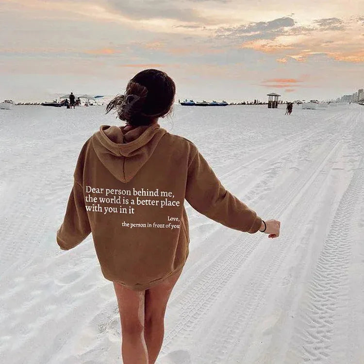 Amelia – Positive Energy Oversized Hoodie