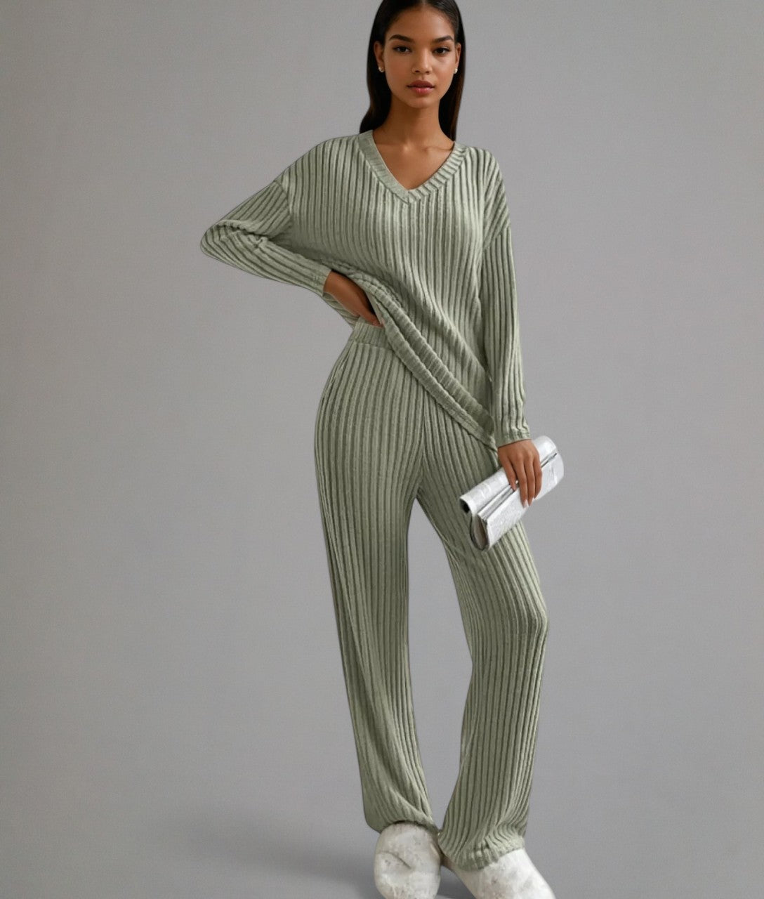 Marleau – Ribbed Lounge Set for Women
