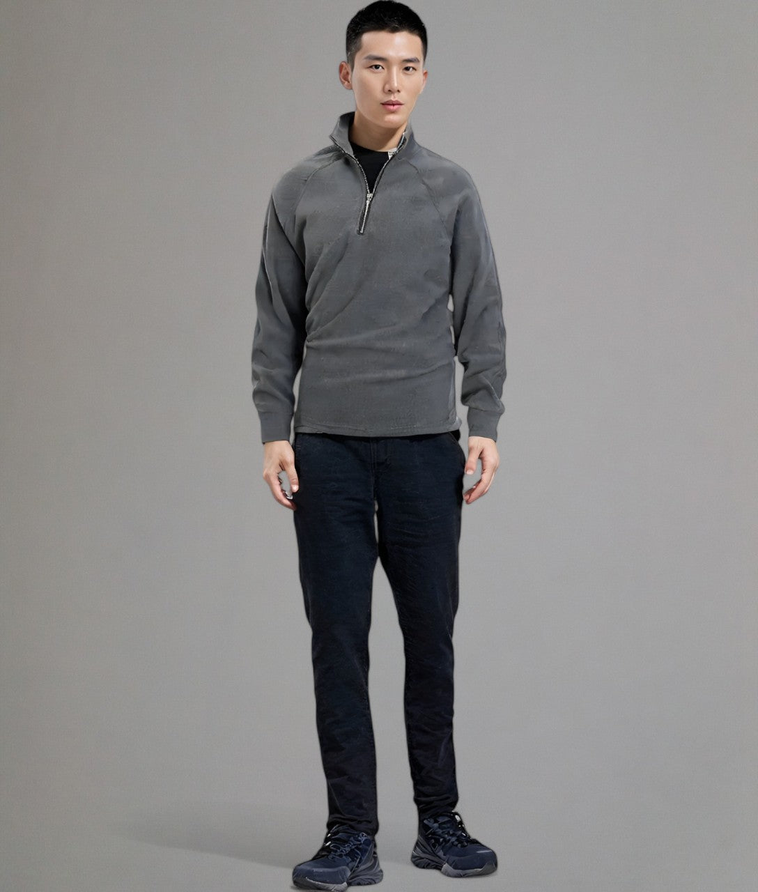 Aspen – Casual Half-Zip Sweater for Everyday Comfort